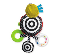 Miękka, materiałowa zabawka edukacyjna do wózka, Travel Toy, Wimmer-Ferguson, 210950-Manhattan Toy, zabawki dla niemowlaków