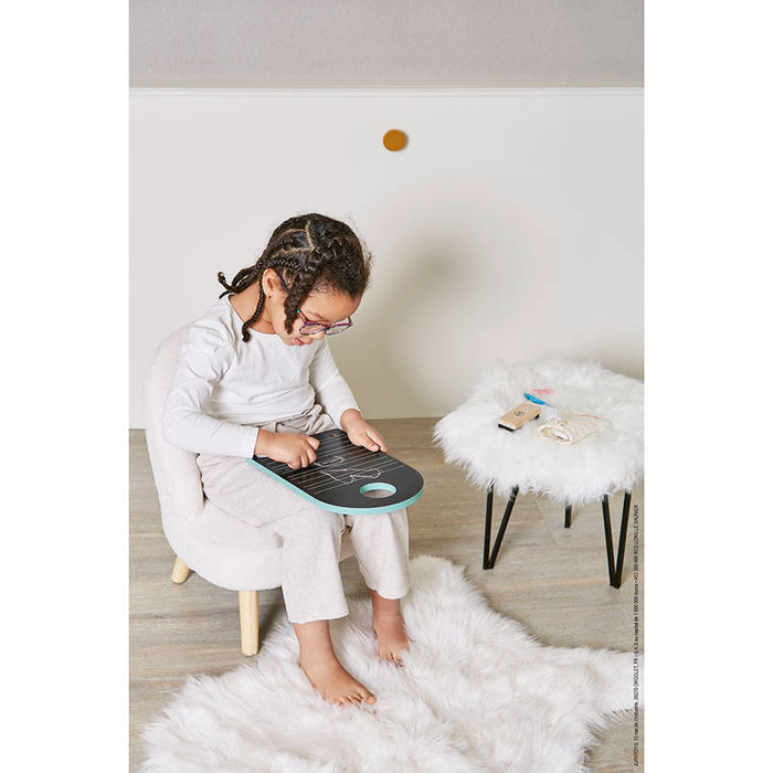 Przenośna dwustronna tablica z akcesoriami Janod J09634