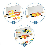 Zestaw edukacyjny Odbicie lustrzane Ze Mirror Animals Djeco DJ06483 Gry edukacyjne dla dzieci