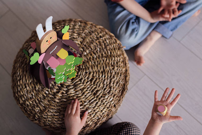 Rodzinna drewniana gra strategiczna Magiczna Marchewka Janod J02473