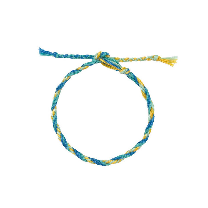 Zestaw kreatywny do tworzenia biżuterii Tęczowe bransoletki 30 szt. J09134 Janod