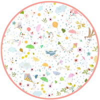 Transparentna pelerynka przeciwdeszczowa dla dzieci Wiosna Djeco DD04680