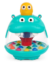 Zabawka sensoryczna Hipopotam z wirującymi kuleczkami Party Pop Hippo Battat