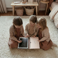 Tablet graficzny dla dzieci z kartami pracy do rysowania KidBook Króliczek Kidinex