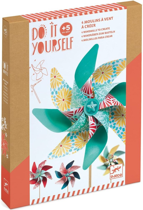 Zrób to sam Wiatraki Sweet Djeco DJ07920 Zestaw kreatywny