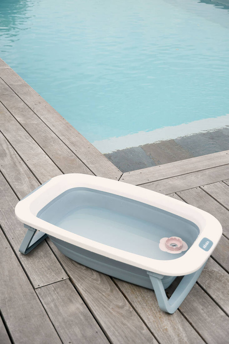 Składana wanienka dla dziecka Eazy Pop Camélé'O Bleu baltique Beaba 920403