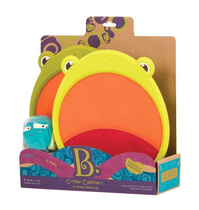 Para łapek na rzep, Zielone Żabki, BX1554-B.Toys, gra zręcznościowa