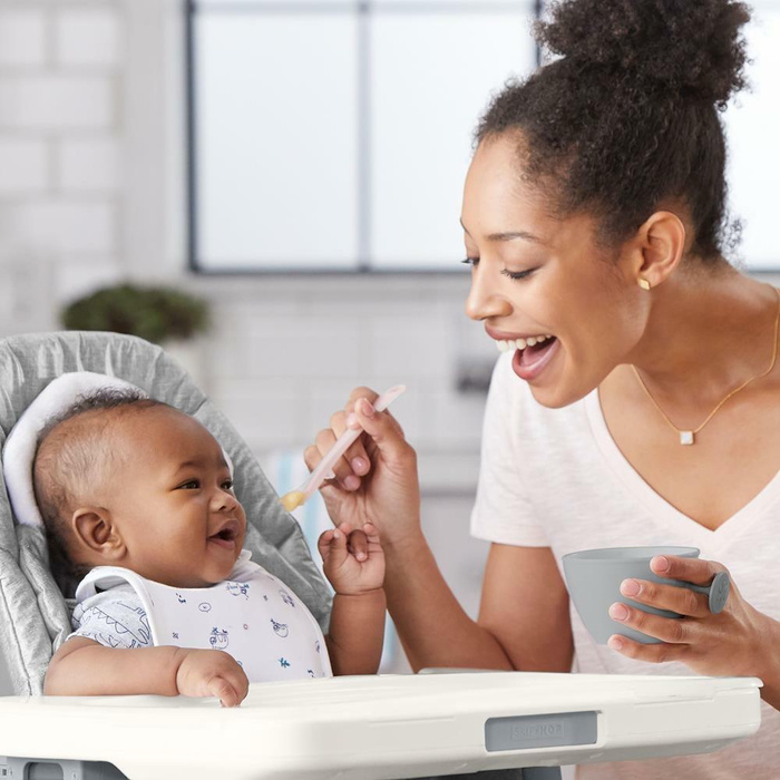 Zestaw łyżeczek Easy-Feed Grey/Soft Coral 252805-Skip Hop, akcesoria dla dzieci