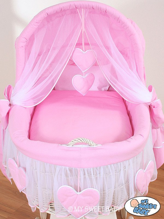 Kosz Mojżesza różowa Amelia 78962122-My Sweet Baby, kosz dla niemowlaka