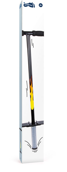 Metalowy skoczek Pogo płomień 9503-Small Foot, zabawy w plenerze