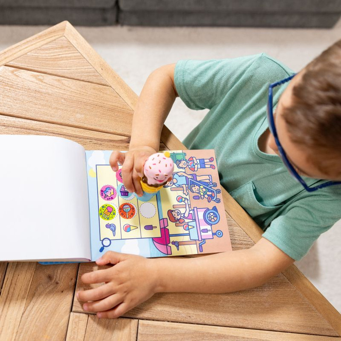 Sticker Wow stempel z naklejkami Lody Melissa & Doug 50242 książeczka z naklejkami