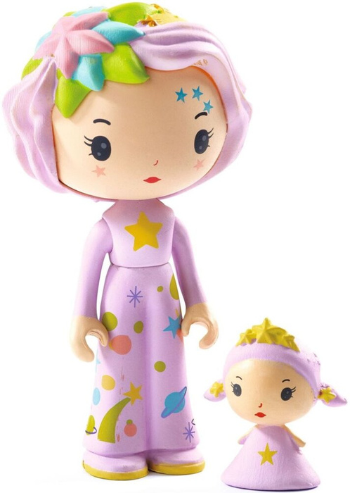 Pokoik Violet w magnetycznym pudełku Tinyly Djeco DJ06965 zestawy do zabawy lalkami