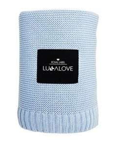 Bambusowy koc Baby blue LL0379-Lullalove, kocyki dla dzieci