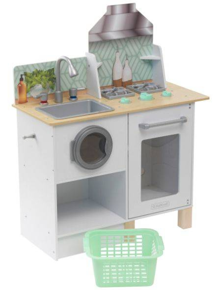 Kuchnia dla dzieci z pralnią Whisk & Wash KK10230-KidKraft, zabawki drewniane