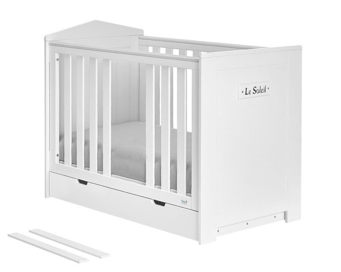 Biała kolekcja Pinio Marsylia MDF, zestaw mebli do pokoju dziecięcego I