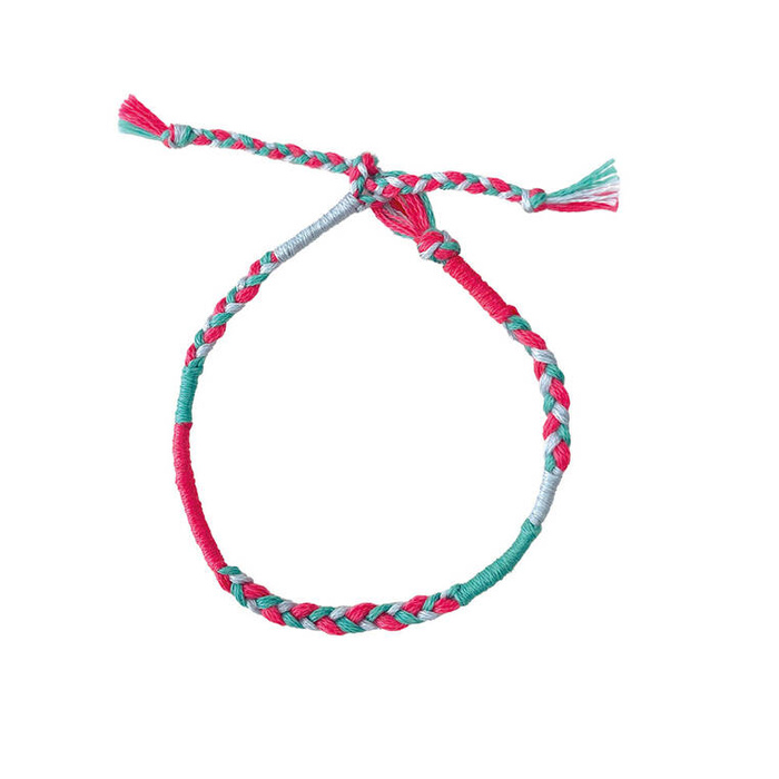 Zestaw kreatywny do tworzenia biżuterii Tęczowe bransoletki 30 szt. J09134 Janod