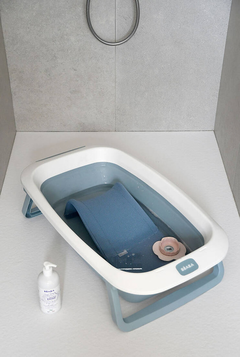 Składana wanienka dla dziecka Eazy Pop Camélé'O Bleu baltique Beaba 920403