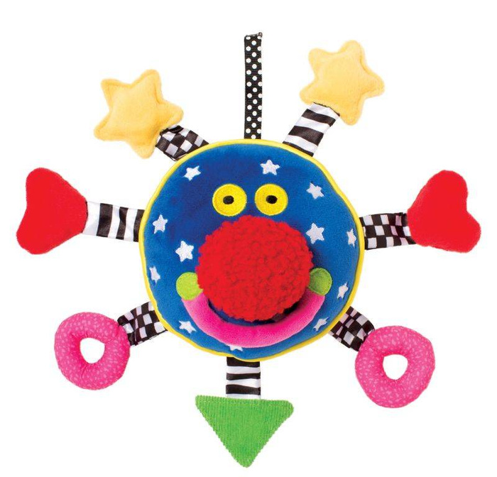 Kontrastowy Stworek zawieszka Whoozit 211220-Manhattan Toy, zabawki dla niemowląt