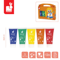 Farbki do malowania rękami 5 kolorów Janod J07403