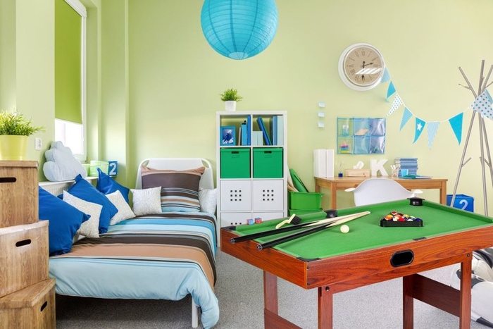 Klasyczny, duży stół do gry w bilard - dla dzieci, 249920-gry zręcznościowe