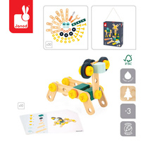 Zestaw konstruktora 50 elementów z drewna Brico'kids J06453 Janod