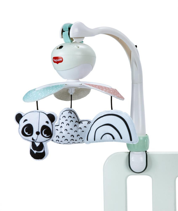 Składana Karuzela podróżna Tiny Love TL1308106830 Decor czarno-biała kompaktowa Zabawka dla niemowląt
