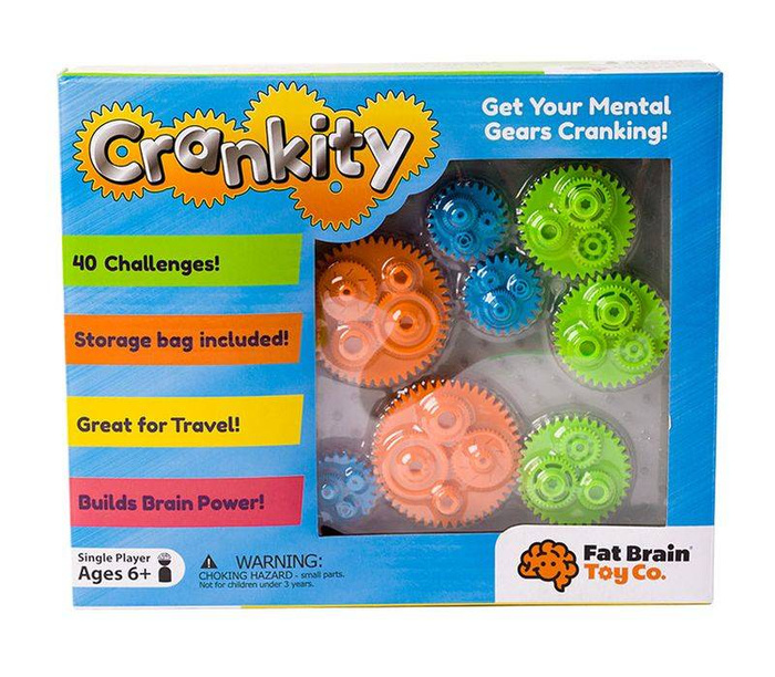 Koła Zębate Crankity FA140-1 Fat Brain Toys, łamigłówki dla dzieci