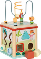 Drewniana kostka sensoryczna Dżungla i zwierzątka Small Foot 12765