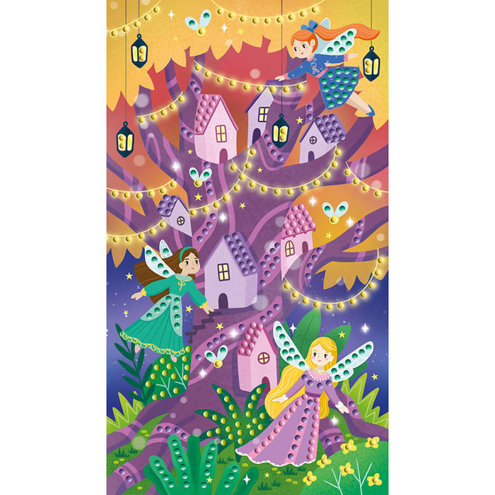 Zestaw kreatywny naklejanie Diamencików 1350 szt. Magia Janod J07877