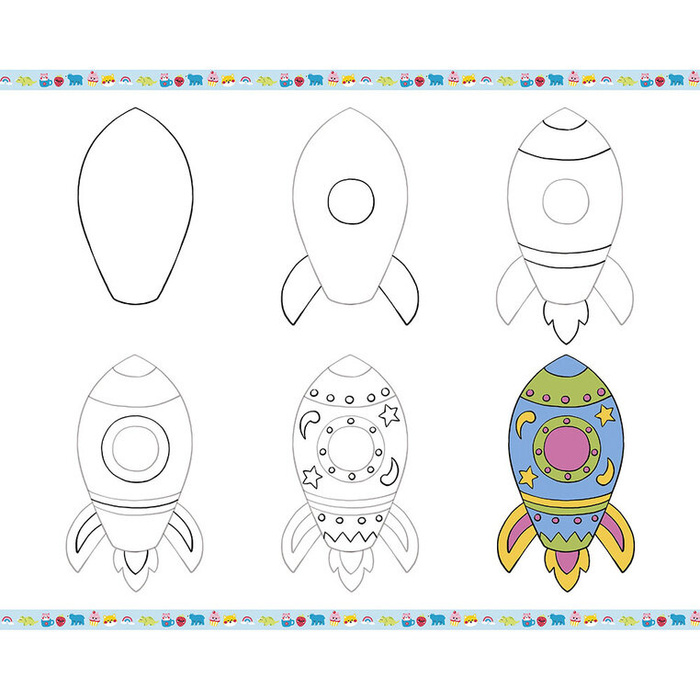 Zestaw kreatywny Rysowanie krok po kroku z brokatowymi markerami 20 rysunków i kolorowanek Janod J09157