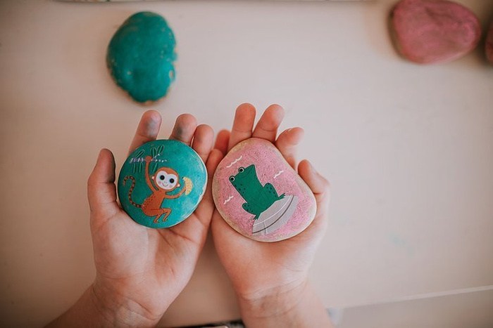 Zestaw kreatywny Kamienie do ozdabiania Janod J07922