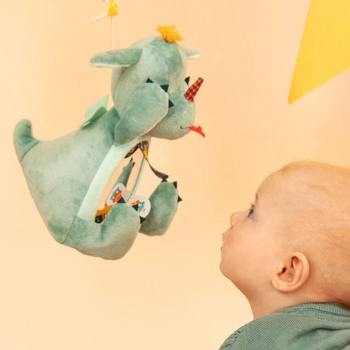 Przytulanka aktywizująca z lusterkiem A kuku Smok Joe Lilliputiens 83552