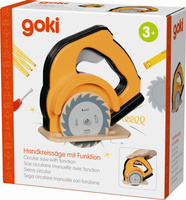 Piła tarczowa z obrotowym brzeszczotem do warsztatu dla dzieci Goki 58322 mały majsterkowicz