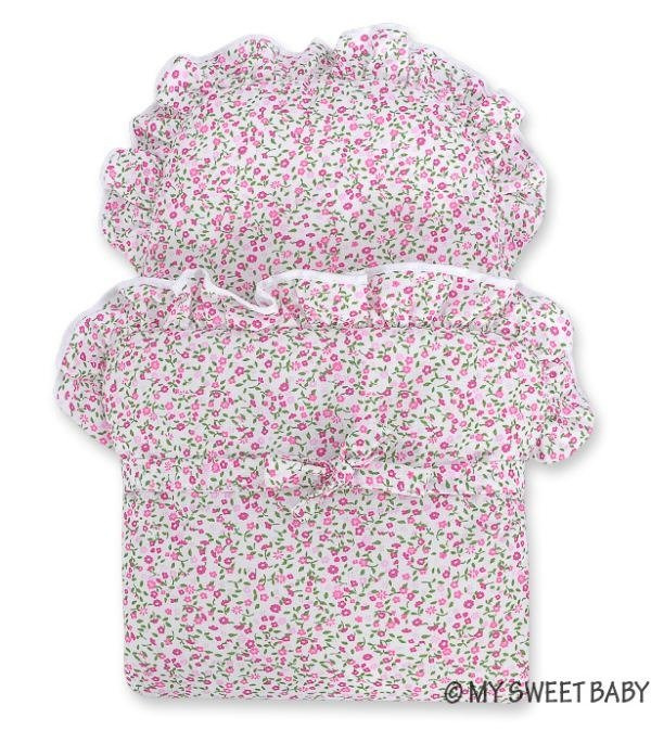 Wiklinowy wózek Polne kwiaty 71699533-My Sweet Baby, zabawki dla dziewczynek