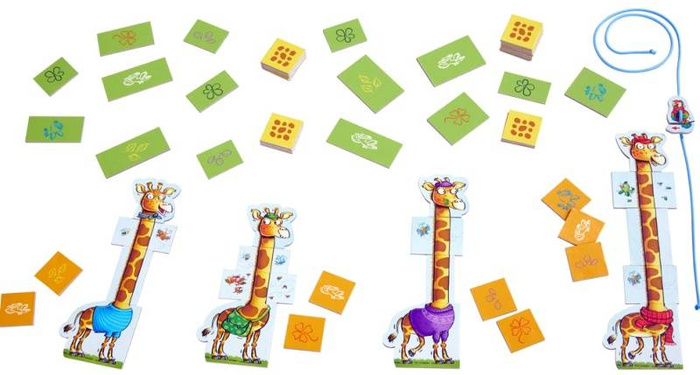 Planszowa gra dla dzieci Szczęśliwa żyrafa HB305108-Haba, zabawy edukacyjne