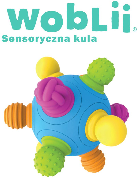 Woblii kula zabawka sensoryczna dla dzieci Mobi WOB1