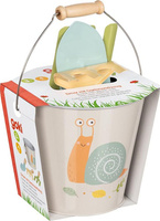 Wiaderko i zestaw narzędzi ogrodowych dla dzieci Ślimak Goki 63870 mały ogrodnik