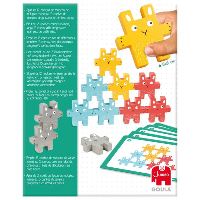 Gra zręcznościowa dla dzieci Zbuduj wieżę Goula 55243