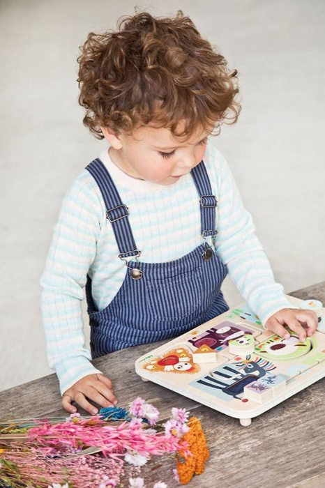 Drewniana tablica labirynt sensoryczny Farma 83339 Lilliputiens