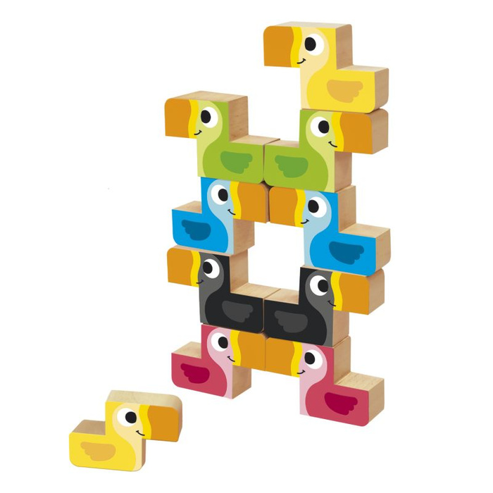 Gra edukacyjna dla dzieci Tukany Goula 50271 drewniane zabawki