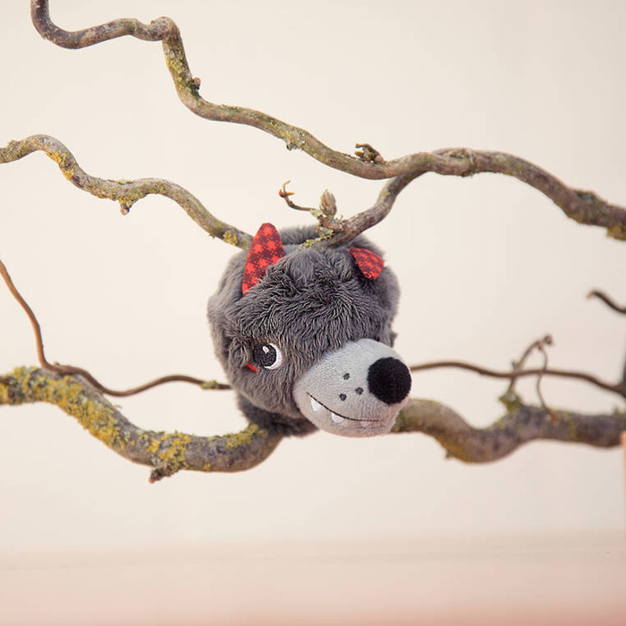 Zestaw 4 pacynek na palec Czerwony Kapturek babcia wilk i gajowy 83405 Lilliputiens