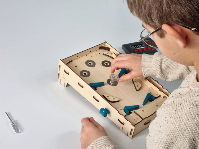 Automat do gry w pinball zrób to sam Buki 2168 światło dźwięk