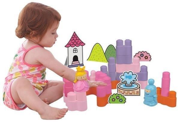Zestaw Klocków Popboblocs rycerz i księżniczka K's Kids