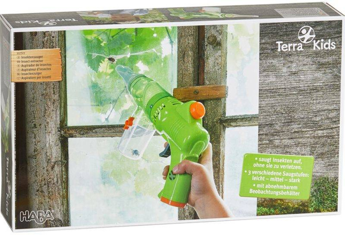 Terra Kids Pistolet dla dzieci do łapania owadów HB302503-Haba, zabawy w ogrodzie