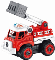 Wóz strażacki do skręcenia zdalnie sterowany 9022-Buki, pojazdy dla dzieci