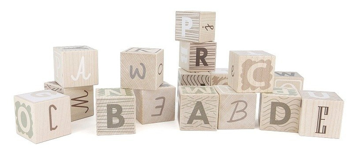 Klocki dla dzieci Finezja liter 92340-Bajo, zabawki edukacyjne