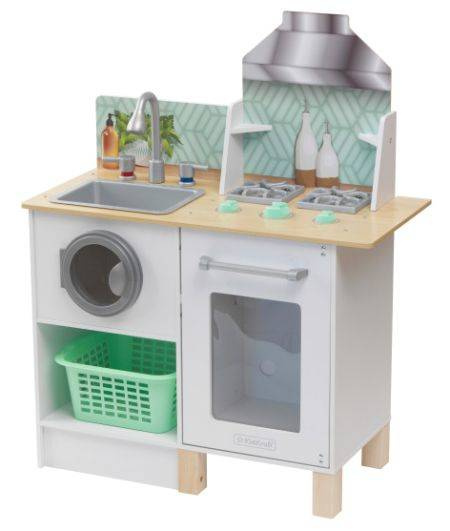 Kuchnia dla dzieci z pralnią Whisk & Wash KK10230-KidKraft, zabawki drewniane