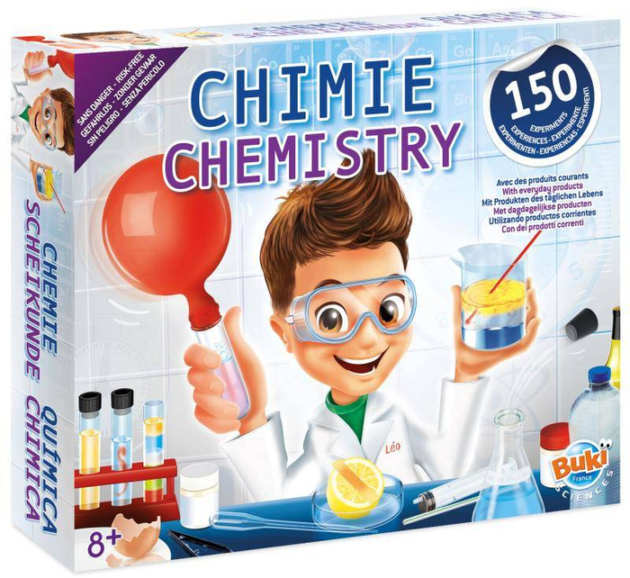 Eksperymenty dla dzieci Laboratorium chemiczne 150 eksperymentów 8360 Buki