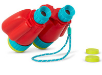 Regulowana dziecięca lornetka z osłonkami i paskiem na rękę Mały odkrywca B.Toys BX2197Z