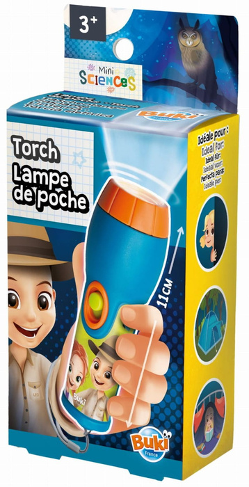 Latarka ledowa dla dzieci z paskiem na rękę Buki 6340